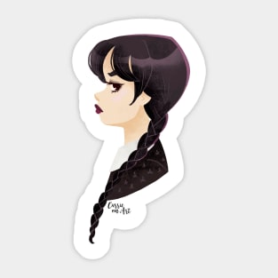 Wednesday Addams Sticker